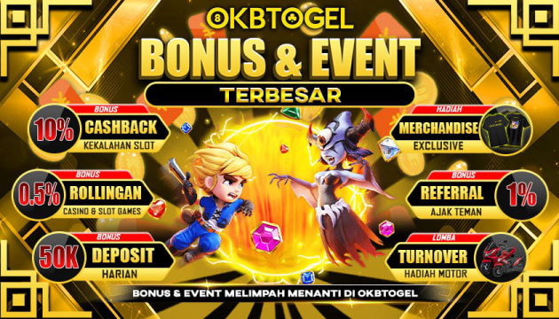 BONUS TERBESAR & EVENT OKBTOGEL